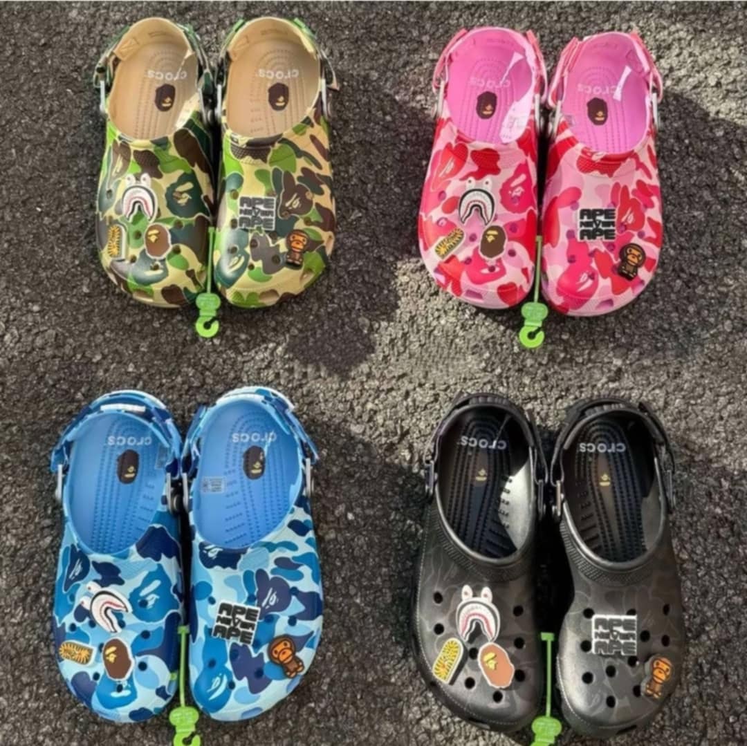 BAPES X CROCS